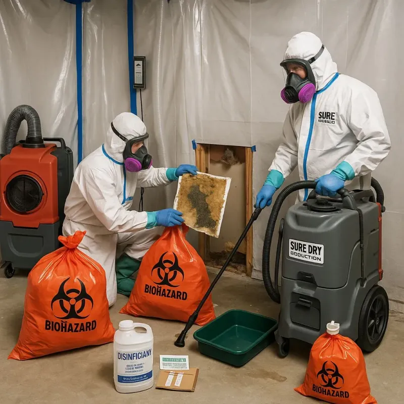 Contaminated Water Handling Protocols process in Cullen, LA